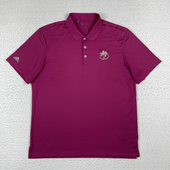 Adidas Polo Shirt Mens Large Colonial Springs Golf‎ Club New York Casual Travel - Picture 1 of 12